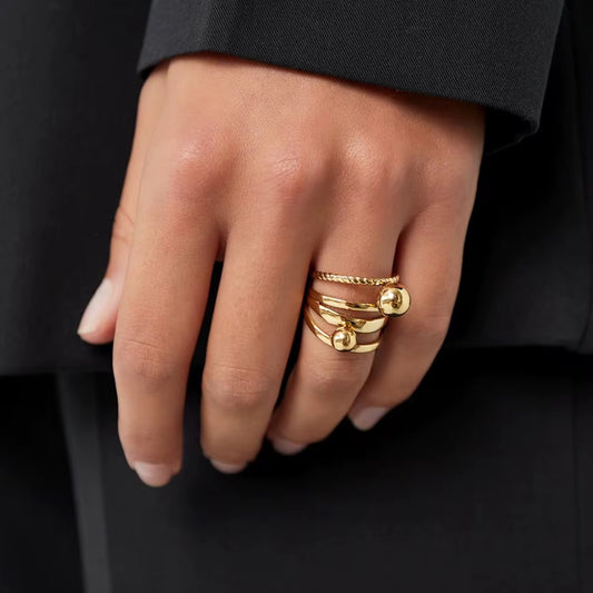 HOLLOW OPEN RING