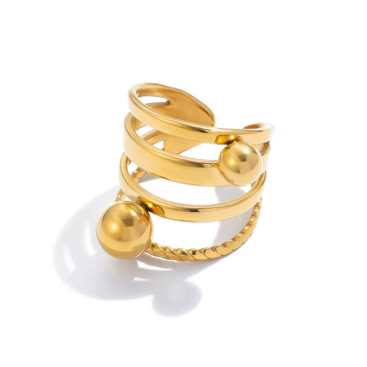 HOLLOW OPEN RING