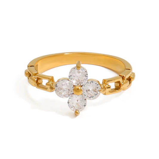 LUCKY LEAF RING
